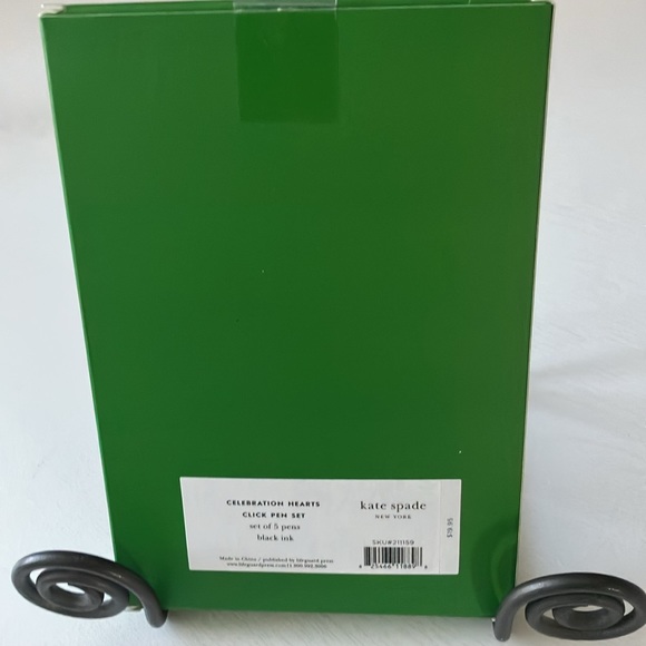 Kate Spade New York - Celebration Hearts Ink Pen Set (NWT) - Picture 2 of 5